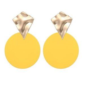 Iris Jewelry Stunning Yellow and Gold Earrings